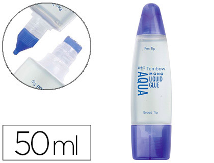 Pegamento cola líquida Tombow transparente 50ml.